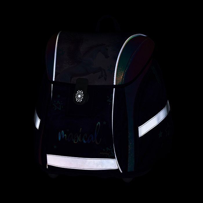 Šolska torba ABC Oxybag Premium Light Pegas odsevniki