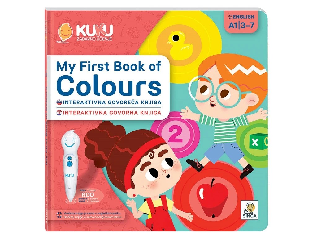 Interaktivna knjiga KUKU – My First Book of Colours | PETKA