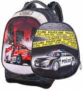 Šolska torba Target Superlight 2 Face Petit Firetruck/Police
