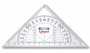 Geotrikotnik Maped Technic 16cm z držalom