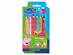 Barvice Staedtler Noris Junior 3v1 Pujsa Pepa 6/1