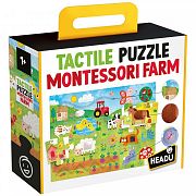 Didaktična igra Headu Montessori Sestavljanka - Kmetija