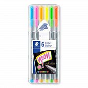 Fineliner Staedtler Triplus Neon 6/1 PVC