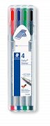 Fineliner Staedtler Triplus 4/1  PVC 