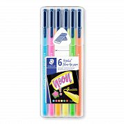 Flomastri Staedtler Triplus Neon 6/1 PVC