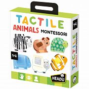 Didaktična igra Headu Montessori taktilna sestavljanka - Živali