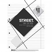 Vložni listi Street A4 črte 40L