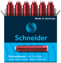 Bombice za nalivno pero rdeče 6/1