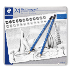 Svinčnik Staedtler Lumograph 24/1 v kovinski škatli 