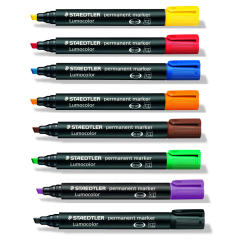 Flomaster Staedtler Lumocolor s poševno konico več barv