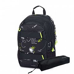 Šolski nahrbtnik OXYBAG Oxy Sport Graffiti + peresnica