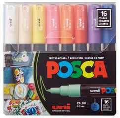 Set Markerjev Posca 1M 16/1