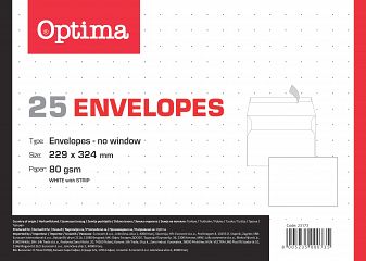 Kuverta C4 bela 229 x 324 mm 25/1