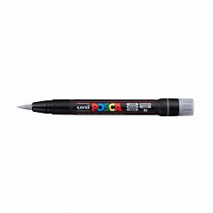 Marker Posca Brush PCF-350 Srebrn