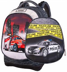 Šolska torba Target Superlight 2 Face Petit Firetruck/Police