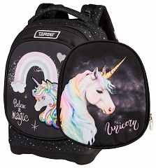 Šolska torba Target Superlight 2 Face Rainbow Unicorn