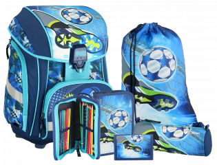 Šolski 5-delni set Smart Premium Football Blue