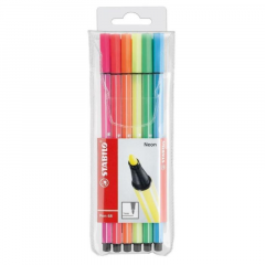 Flomastri Stabilo Pen 68 6/1 Neon