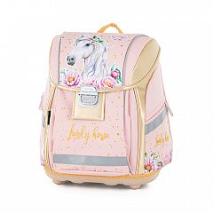 Šolska torba ABC Oxybag Premium Light Horse Romantic