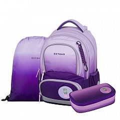 3-delni šolski set Oxybag Next Ombre Purple