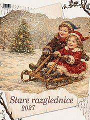 Koledar stenski 2027 JM Stare razglednice veliki