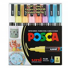 Set Markerjev Posca 3M 8/1 Pastelne barve