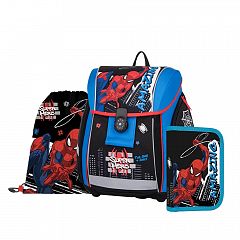 3-delni šolski set za prvošolčke Oxybag ABC Premium Light Spiderman 