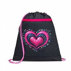 Vrečka za copate Belmil Dark Pink Heart