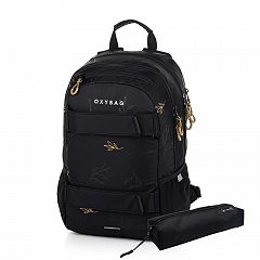 Šolski nahrbtnik OXYBAG Oxy Sport Flowers + peresnica