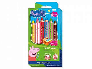 Barvice Staedtler Noris Junior 3v1 Pujsa Pepa 6/1