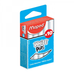 Mehke krede za risanje Maped 10/1 bele