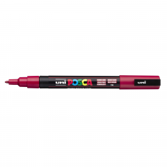 Marker Posca PC-3M Temno rdeč