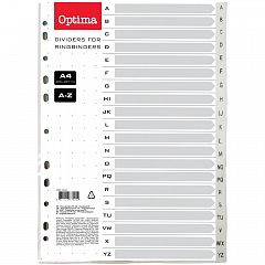 Pregradni abecedni karton A-Z Optima