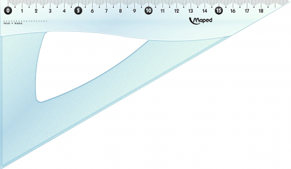 Ravnilo trikotnik Maped Essential 21 cm 60°