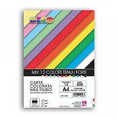 Barvni papir CWR A4 200g 12/1