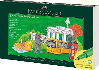 Tuš flomastri Faber-Castell Pitt Artist Pen Berlin 12/1