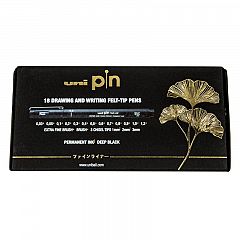 Fineliner Uni Pin 200 18/1 črn (0,03mm-1,2mm)
