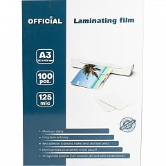 Folija za plastificiranje A3 Official 125 mic 100/1