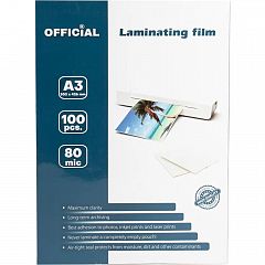 Folija za plastificiranje A3 Official 80 mic 100/1