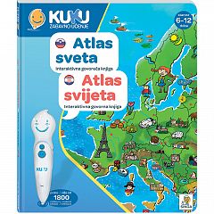 Interaktivna knjiga Kuku - Atlas sveta