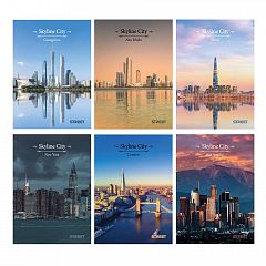 Zvezek A4 karo Street Skyline City 54L
