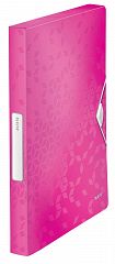 Mapa z elastiko A4 3cm Leitz WOW pink