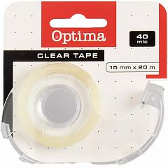 Lepilni trak z držalom Optima 15mm x 20m