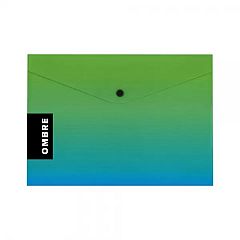 Mapa - kuverta z gumbom A5 Oxybag Ombre Zelena