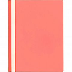 Mapa PP s kovinsko sponko A4 Optima Rdeča