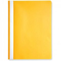 Mapa PP s kovinsko sponko A4 Optima Rumena