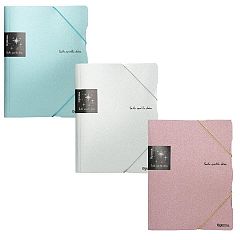 Mapa z elastiko A4 Optima Glitter