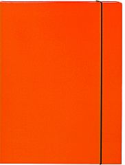 Mapa škatla z elastiko A4 Optima 3 cm oranžna