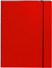 Mapa škatla z elastiko A4 Optima 3 cm rdeča