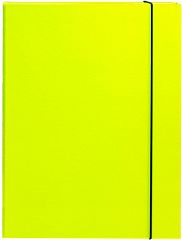 Mapa škatla z elastiko A4 Optima 3 cm rumena